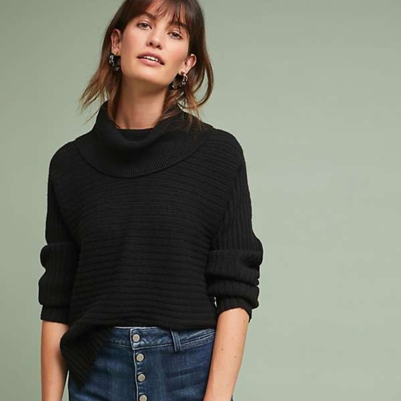 Anthropologie Sweaters - Anthropologie Ribbed Turtleneck by Moth Size Small